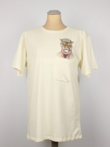 T-Shirt - Casual Tiger - Pocket Print