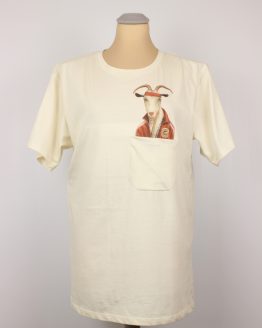 T-Shirt - HipHop Ziege - Pocket Print