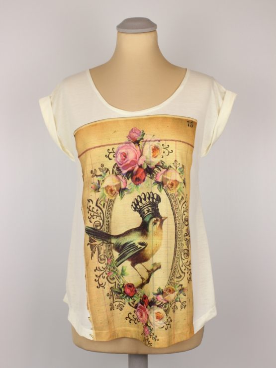 T-Shirt - umgenäht - Vintage König der Vögel